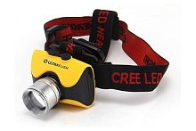 Фонарь налобный Ultraflash E157 220В CREE 3Вт BOX Желтый картинка 